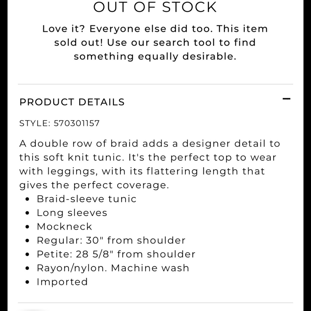 WHBM tunic - Picture 4 of 7